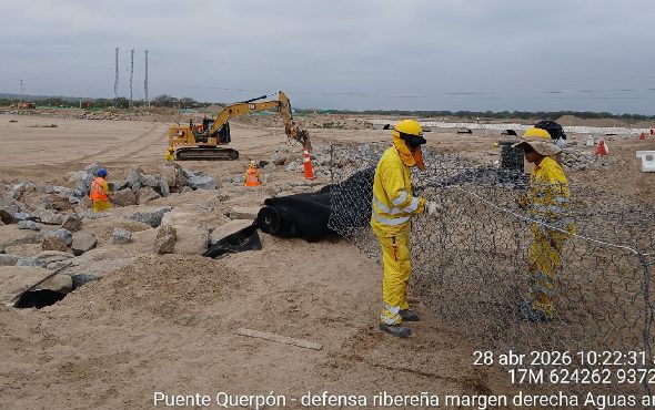 Construcción del puente Querpón