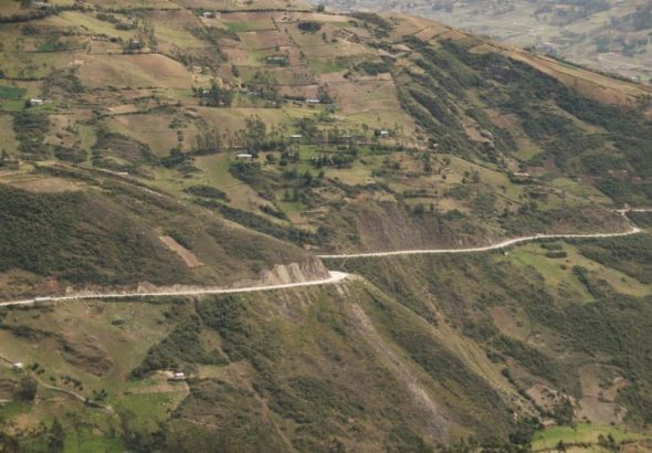 obra vial entre Chota, Bambamarca y Hualgayoc