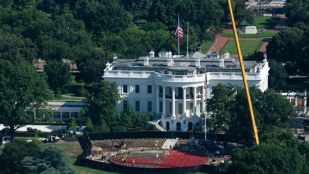 El programa de construcción de la Casa Blanca podría superar los 900 millones de dólares