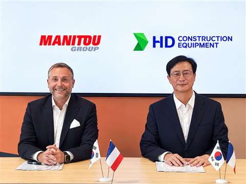 Manitou y HD Construction Equipment firman un acuerdo para la adquisición de equipos compactos