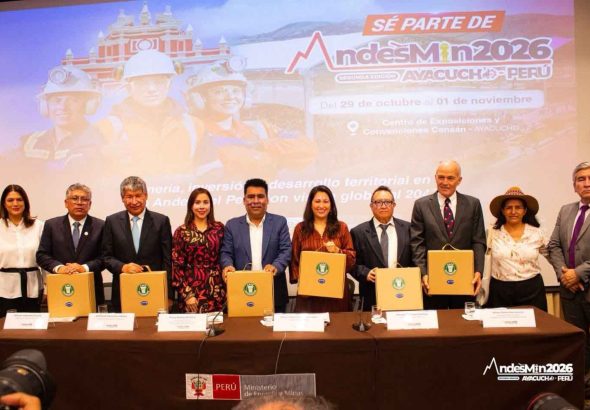 Andesmin 2026 Analizan inversiones mineras y de infraestructura en seis regiones de Perú