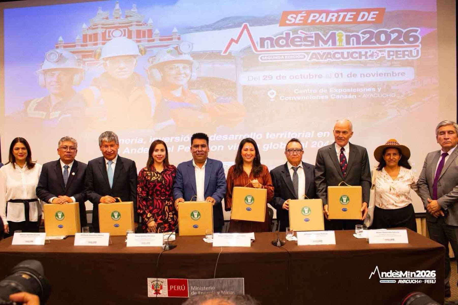 Andesmin 2026 Analizan inversiones mineras y de infraestructura en seis regiones de Perú